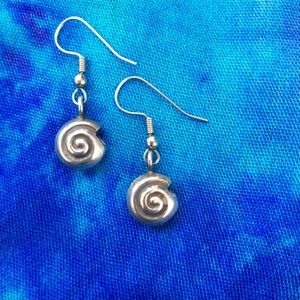 Sterling Silver Shell Earrings